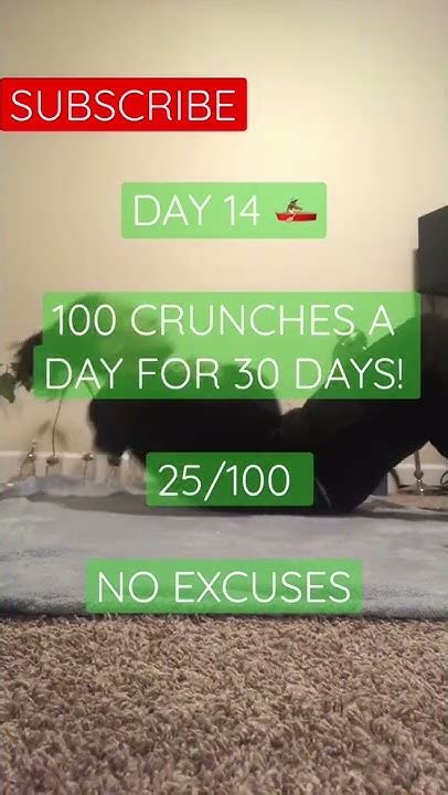 Day 5: 100 Crunches! .